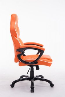 Gaming Stoel Enzo Oranje (brede zitting - zware belasting)