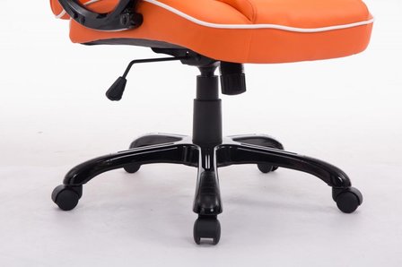 Gaming Stoel Enzo Oranje (brede zitting - zware belasting)