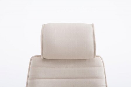 Bureaustoel Romsaya Stof Creme - Comfortabel