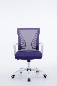Bureaustoel Claartje Paars-Netbekleding-Modern-Trendy