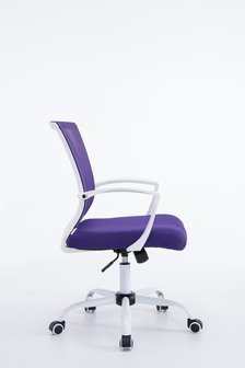 Bureaustoel Claartje Paars-Netbekleding-Modern-Trendy
