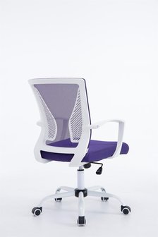 Bureaustoel Claartje Paars-Netbekleding-Modern-Trendy