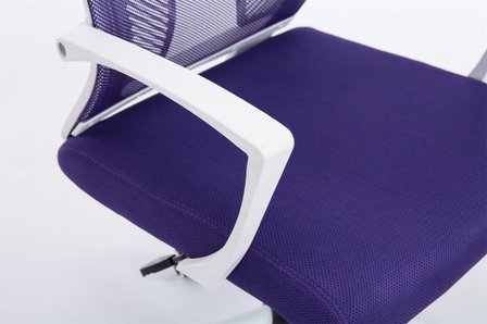 Bureaustoel Claartje Paars-Netbekleding-Modern-Trendy