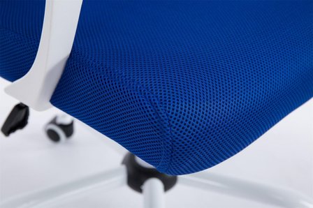 Bureaustoel Claartje Blauw-Netbekleding-Modern-Trendy