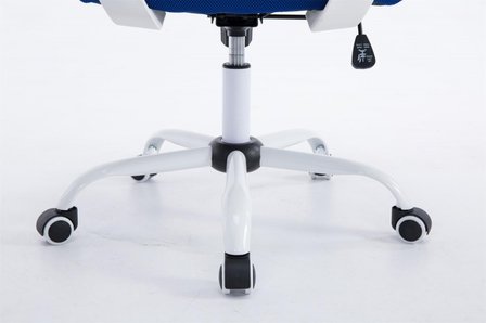 Bureaustoel Claartje Blauw-Netbekleding-Modern-Trendy