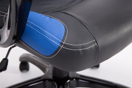 Gaming Stoel Dexter Zwart Blauw