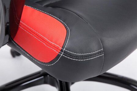 Gaming Stoel Dexter Zwart Rood