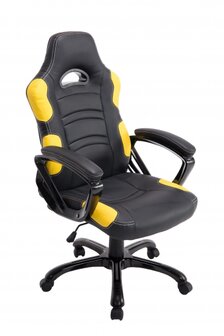 Gaming Stoel Dexter Zwart Geel
