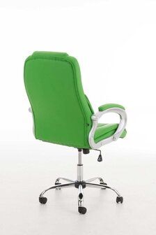 Bureaustoel Marrit Groen (extra brede bureaustoel - brede zitting - zware belasting) 