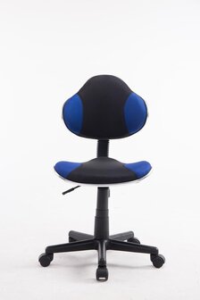 Bureaustoel Aicha Zwart Blauw