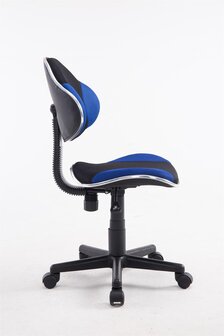 Bureaustoel Aicha Zwart Blauw