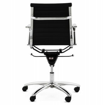 Bureaustoel Dallas Zwart-Design-Leer