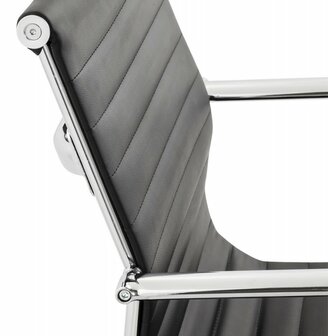 Bureaustoel Dallas Zwart-Design-Leer
