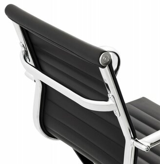 Bureaustoel Dallas Zwart-Design-Leer
