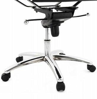Bureaustoel Dallas Zwart-Design-Leer