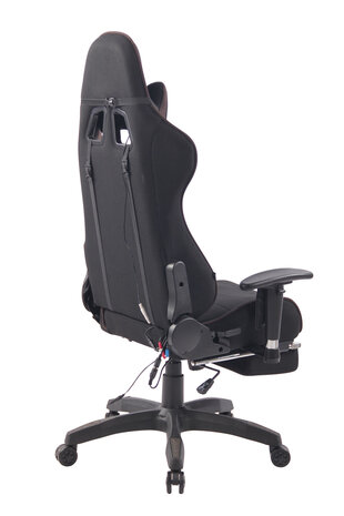Gaming Stoel Lorenzo XFM Bruin Stof met Voetsteun en Massagefunctie