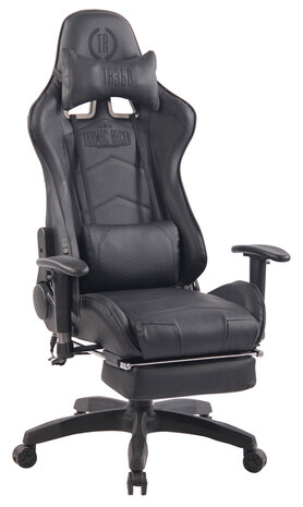 Gaming Stoel Lorenzo XFM Zwart met Voetsteun en Massagefunctie