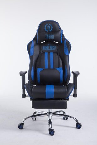 Gaming Stoel Rico V2 Blauw met Voetsteun