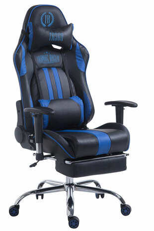 Gaming Stoel Rico V2 Blauw met Voetsteun