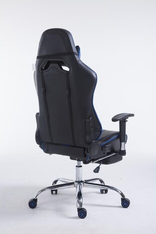 Gaming Stoel Rico V2 Blauw met Voetsteun