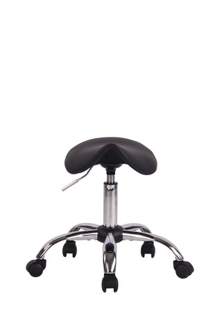 Ergonomische zadelkruk / kapperskruk Melinda Zwart