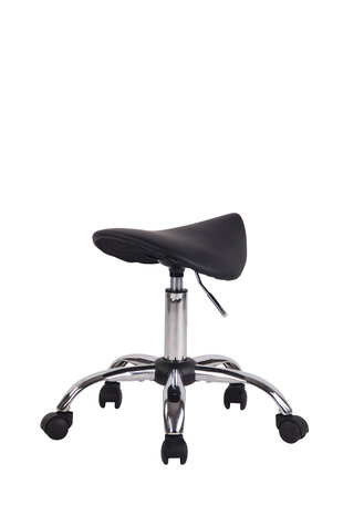Ergonomische zadelkruk / kapperskruk Melinda Zwart