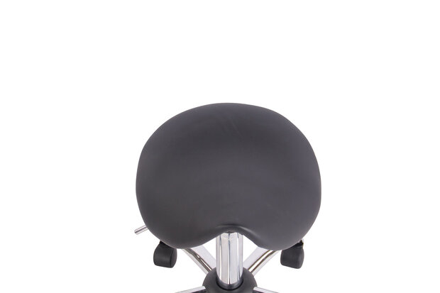 Ergonomische zadelkruk / kapperskruk Melinda Zwart