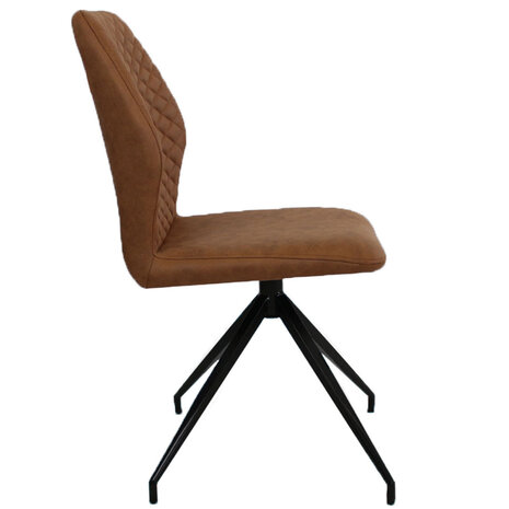 Eetkamerstoel Lotte Cognac