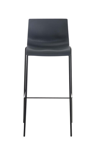 Set van 2 barkrukken Heovor kunststof Grijs,Zwart