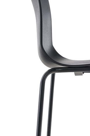 Set van 2 barkrukken Heovor kunststof Zwart,Zwart