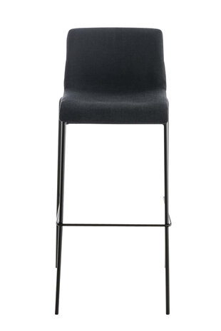 Set van 2 barkrukken Heovor Stof Zwart,Zwart