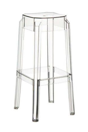 Set van 2 barkrukken Fix transparent, 