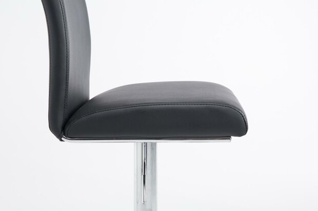 Set van 2 barkruk Köln met kunstleer Zwart