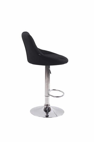 Set van 2 barkrukken Lozia Stof Zwart