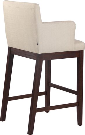 Barkruk Loreda stof Creme,antik
