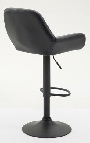 Set van 2 barkrukken Brigi kunstleer Zwart,Zwart