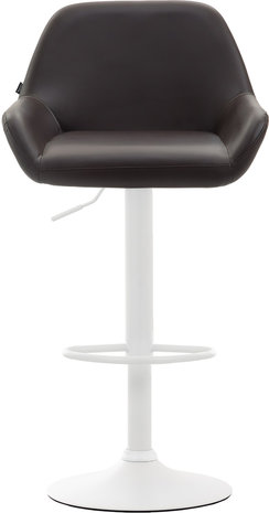 Barkruk Brigi Kunstleer Bruin,Wit