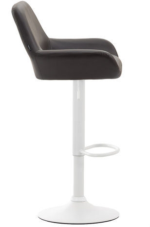Barkruk Brigi Kunstleer Bruin,Wit