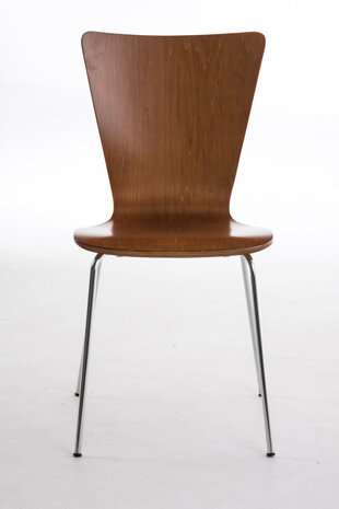 2x bezoekersstoelen Oaran Bruin
