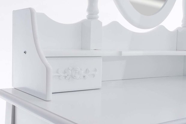 Make-up tafel Peiluna Wit