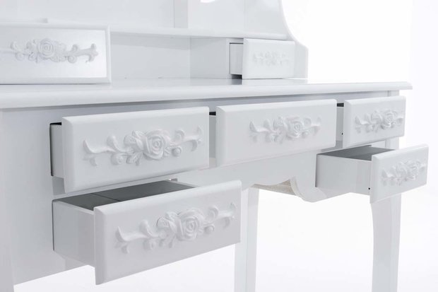 Make-up tafel Peiluna Wit