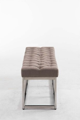 Bank Uman E stof Taupe,120 cm