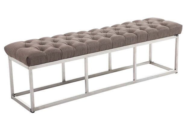 Bank Uman E stof Taupe,150 cm