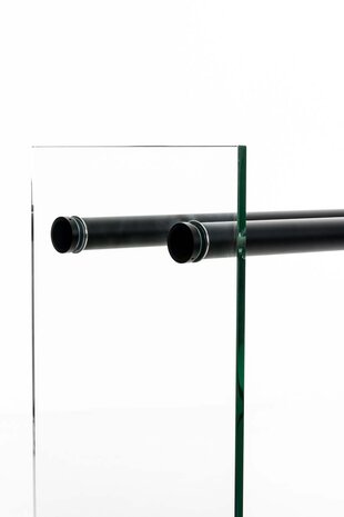 Brandhoutrek Docia 35x80x80 cm,klarglas, 