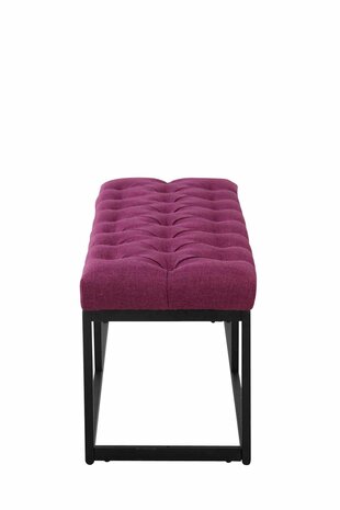 Bank Uman B stof Paars,100 cm