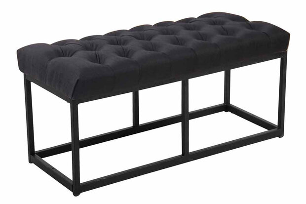 Bank Uman B stof Zwart,100 cm