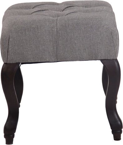 Hocker Brist stof Grijs,antik-dunkel