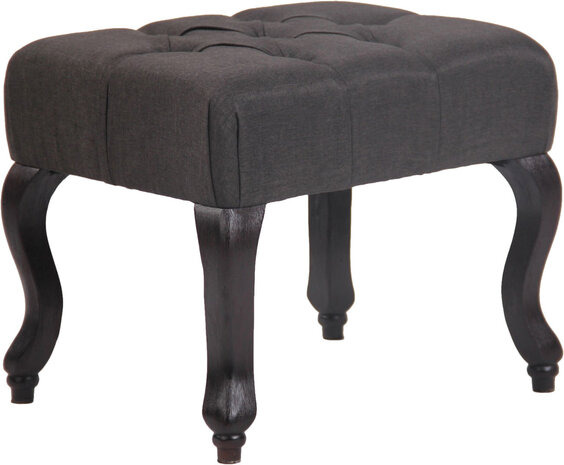 Hocker Brist stof Grijs,antik-dunkel