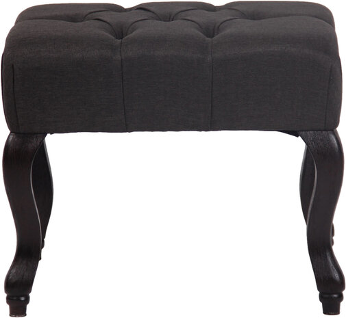 Hocker Brist stof Grijs,antik-dunkel