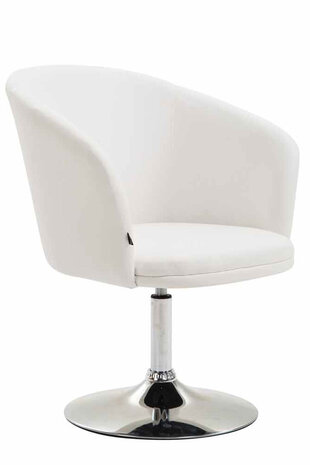 Lounger Ercada kunstleer Wit